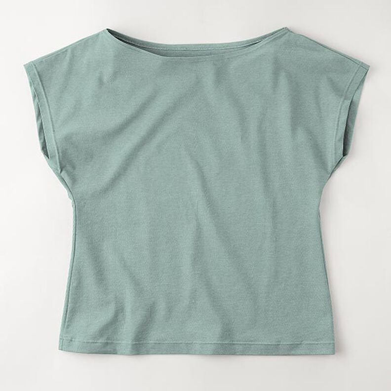 bambù jersey di viscosa tinta unita – canna palustre,  image number 8