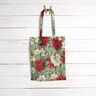 tessuto arredo gobelin Stelle di Natale bicolori – beige chiaro/rosso,  thumbnail number 7