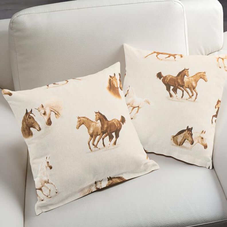 tessuto arredo mezzo panama cavalli,  image number 7