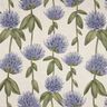tessuto arredo mezzo panama Trifoglio fiorito – grigio blu/tortora chiaro,  thumbnail number 1
