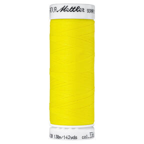 Cucirino Seraflex per cuciture elastiche (3361) | 130 m | Mettler – giallo limone, 
