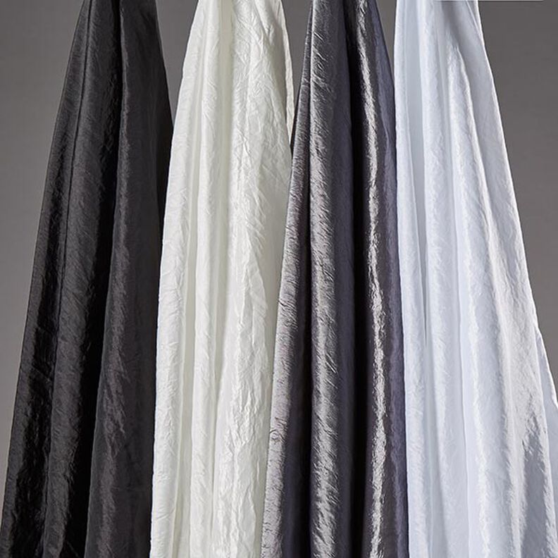 taffettà effetto stropicciato – bianco lana,  image number 5