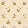tessuto arredo tessuto spinato in cotone Fiori e scritta – beige,  thumbnail number 1