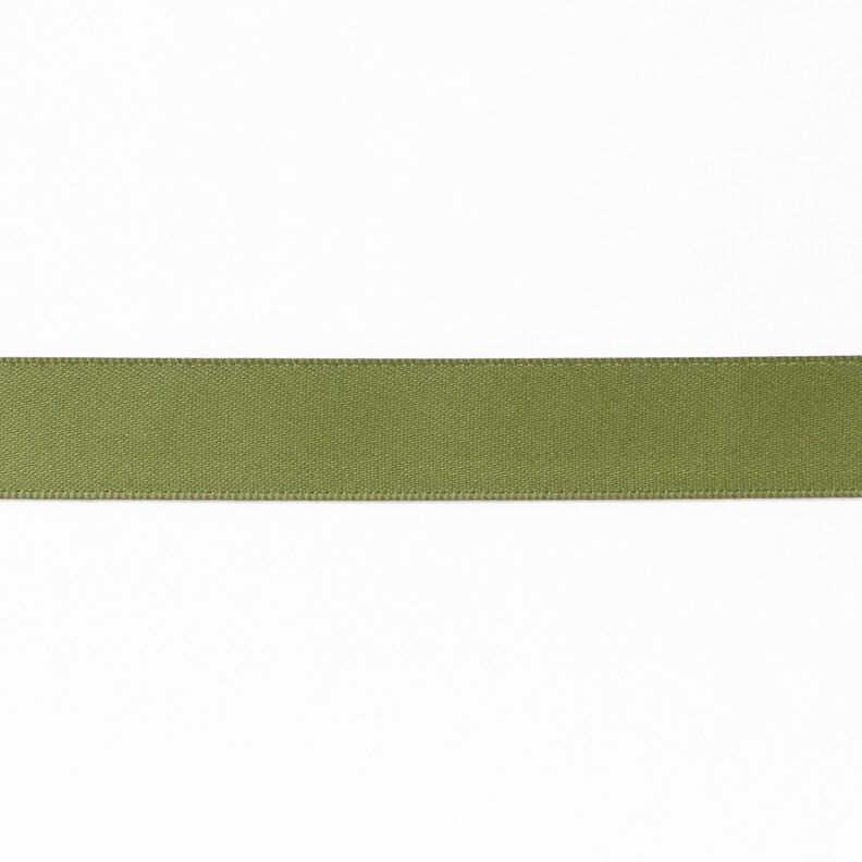 Nastro in satin [15 mm] – verde oliva,  image number 1