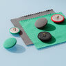 Bottone rivestito, Jersey di viscosa medio – nero,  thumbnail number 2