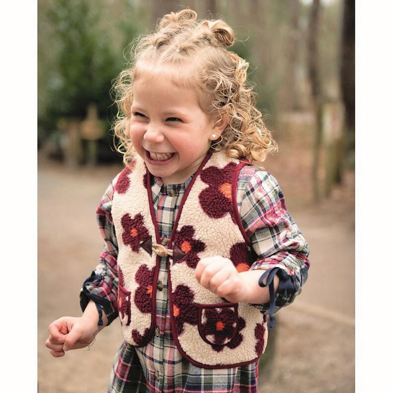 tessuto peluche fiori | Poppy Fabrics &ndash; duna/beige chiaro,  image number 6