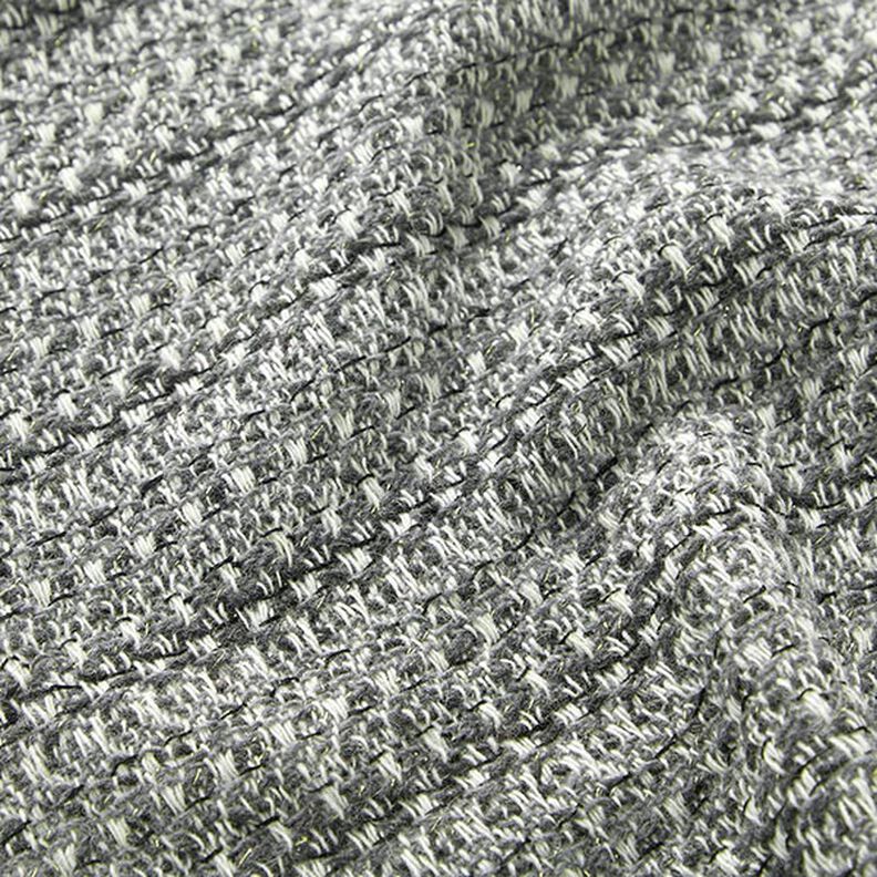 Tessuto misto lana vergine lurex – argento anticato,  image number 2