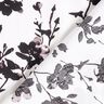 Tessuto di viscosa Stampa floreale astratta – bianco/nero,  thumbnail number 4