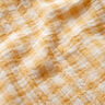 mussolina / tessuto doppio increspato Vichy a quadri tinto in filo – oro anticato/bianco,  thumbnail number 3
