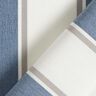 tessuti da esterni tessuti canvas righe sottili – bianco lana/grigio blu,  thumbnail number 4
