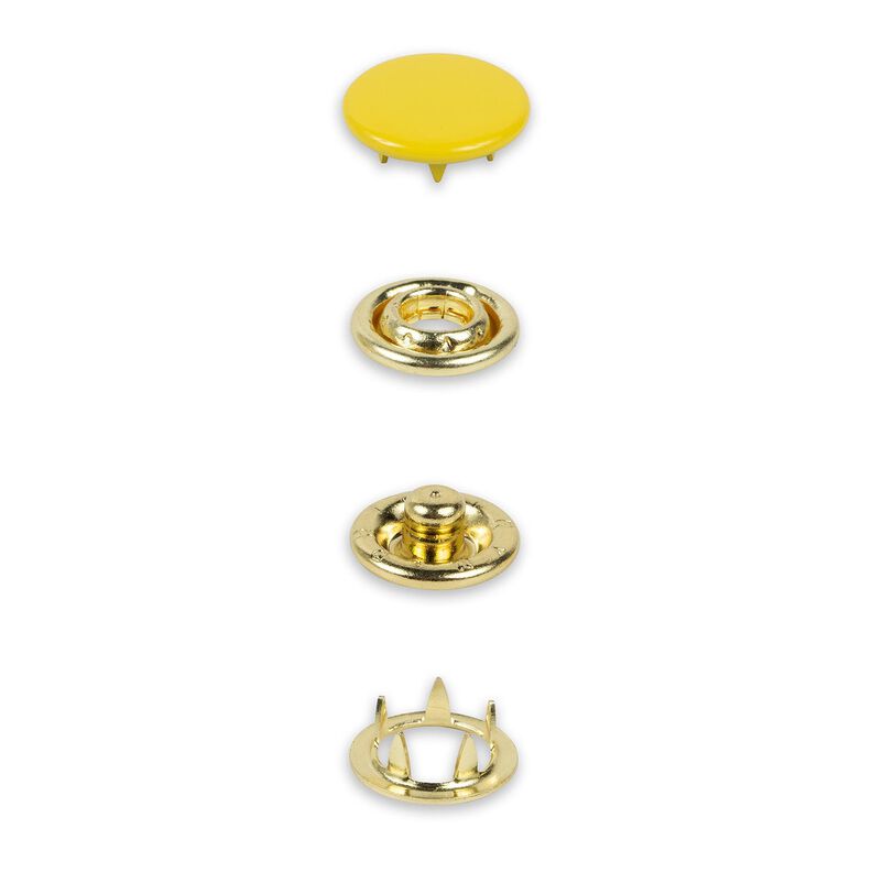 Bottoni automatici per jersey [12 mm] | Prym – giallo,  image number 2