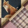tessuto arredo gobelin Patchwork autunnale – beige chiaro/rosso carminio,  thumbnail number 4