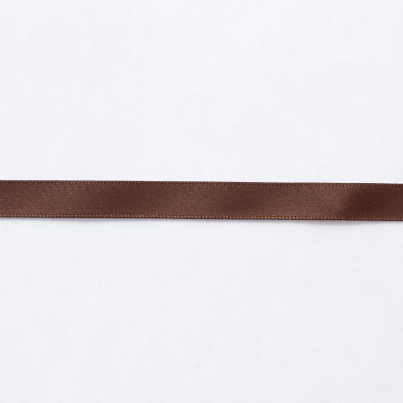 Nastro in satin [9 mm] – marrone scuro,  image number 1