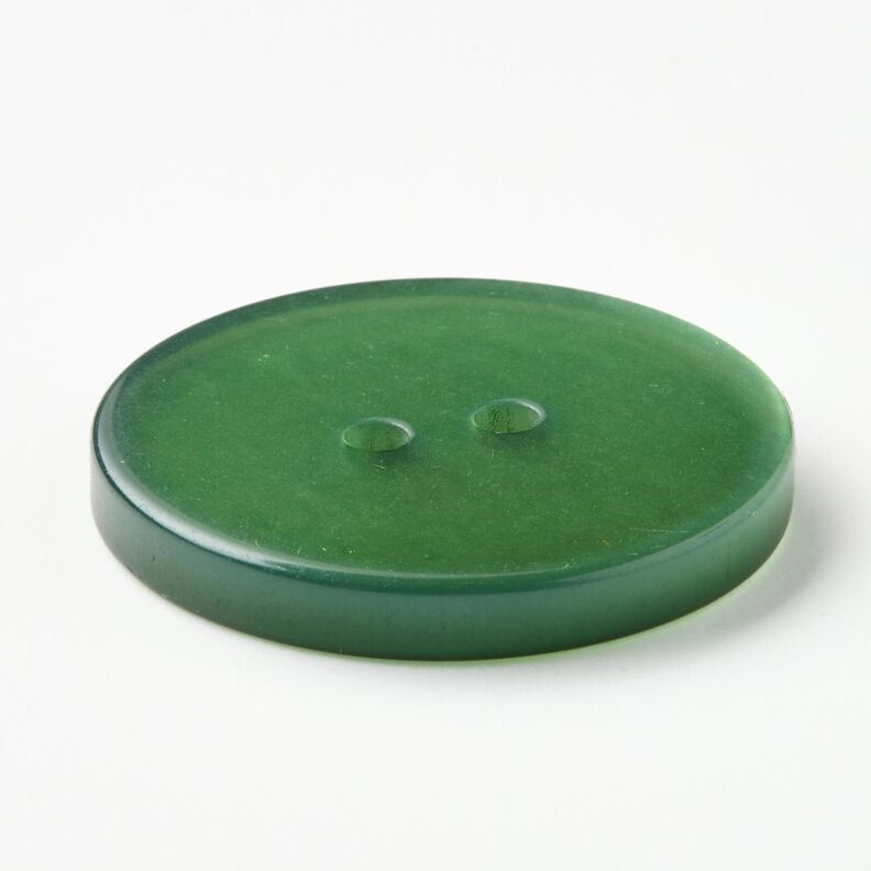 Bottone a 2 fori lucido [Ø 25 mm] – verde abete,  image number 3