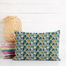 tessuto in cotone cretonne Stampa etnica – blu brillante/senape,  thumbnail number 6