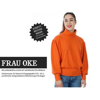 FRAU OKE Maglione con maniche a balze e polsini larghi | Studio Schnittreif | XS-XXL, 