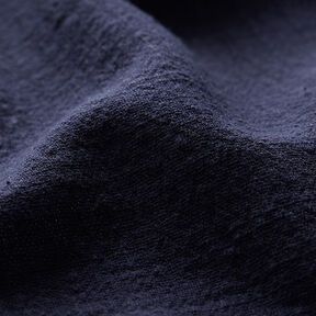 tessuto in cotone effetto lino – blu notte, 