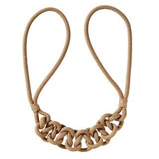Fermatenda con nodo decorativo [80cm] – beige scuro | Gerster, 