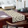 tessuto arredo mezzo panama foglie di ginkgo – grigio/naturale,  thumbnail number 8
