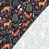 felpa garzata animali nella foresta stampa digitale | Poppy Fabrics – blu notte,  thumbnail number 4