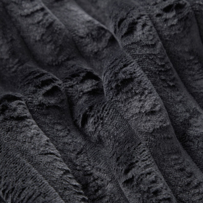 tessuto da tappezzeria Strisce di pelliccia – nero,  image number 3