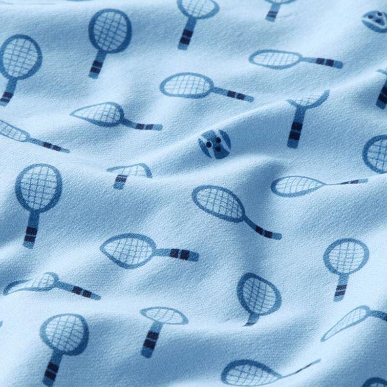 French terry, felpa estiva tennis stile rétro | PETIT CITRON – azzurro,  image number 2