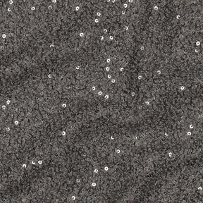 maglia bouclé paillettes tinta unita | Poppy Fabrics – grigio, 