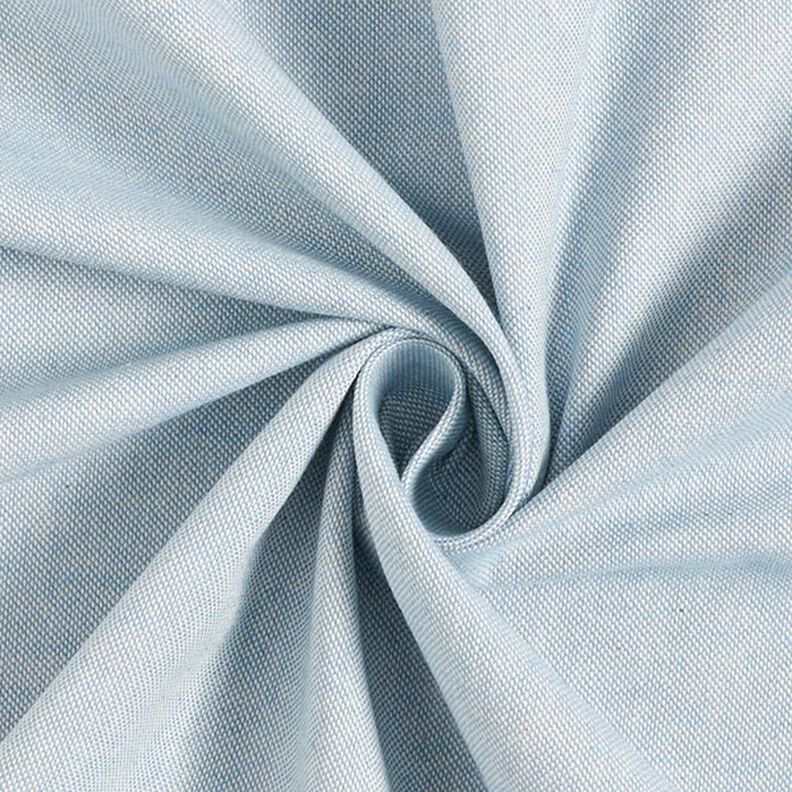 tessuto arredo, mezzo panama chambray, riciclato – azzurro/naturale,  image number 1