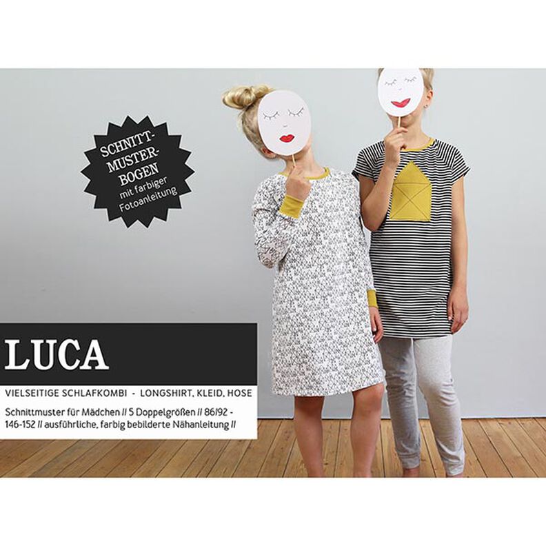 LUCA Pigiama versatile per bambina | Studio Schnittreif | 86-152,  image number 1