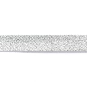 Nastro in sbieco Metallico [20 mm] – argento effetto metallizzato, 