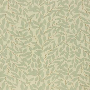 tessuto arredo tessuto canvas foglie sfumate – naturale/canna palustre, 