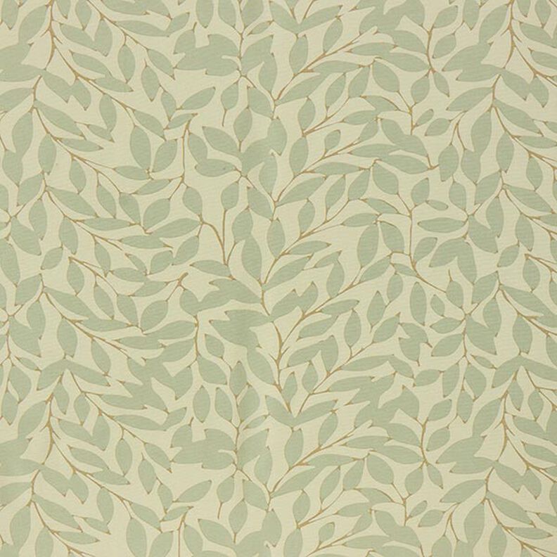tessuto arredo tessuto canvas foglie sfumate – naturale/canna palustre,  image number 1