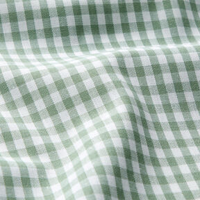 tessuto in cotone Quadro vichy 0,5 cm – verde salvia/bianco, 