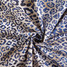GOTS Popeline di cotone Motivo leopardato | TCC x LOOKS by Wolfgang Joop – indaco/tortora chiaro,  thumbnail number 5
