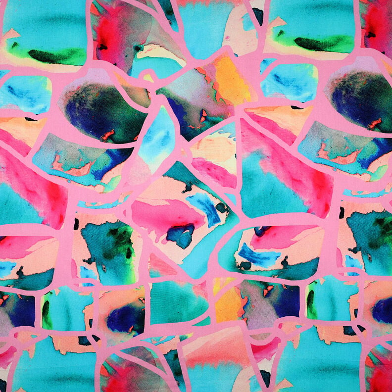 satin di cotone Resonate Neon | Nerida Hansen – rosa,  image number 1
