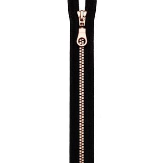 cerniera lampo S14, divisibile  | Prym – nero/oro rosa, 