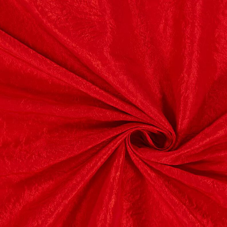 taffettà effetto stropicciato – rosso,  image number 1