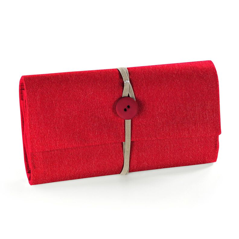 Feltro 90 cm / 3 mm di spessore – rosso carminio, image number 4