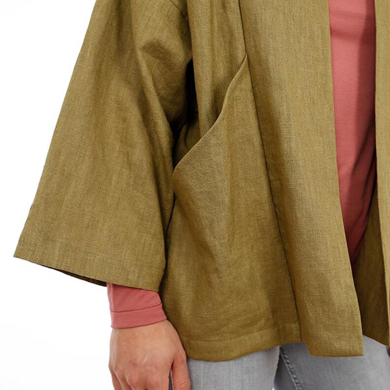 FRAU SINA - giacca kimono con tasche oblique, Studio Schnittreif  | XS -  XXL,  image number 6