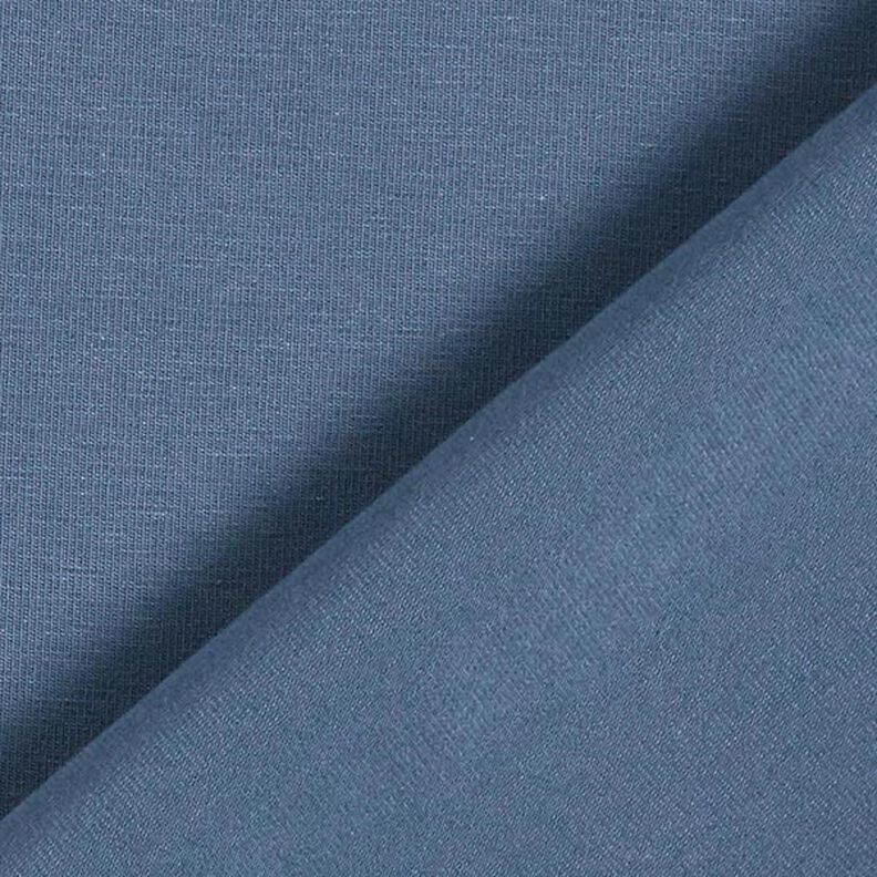 jersey di cotone medio tinta unita – colore blu jeans,  image number 5