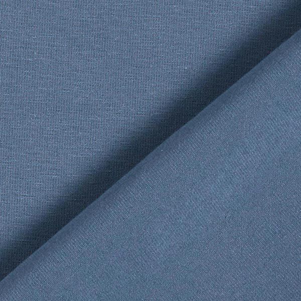 jersey di cotone medio tinta unita – colore blu jeans,  image number 5