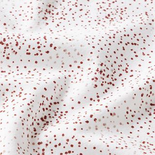 jersey di cotone bio divertenti pois – bianco lana/rosso segnale, 