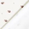 GOTS French terry, felpa estiva Piccoli porcospini stampa digitale – avorio,  thumbnail number 4
