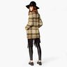 Tessuto per cappotto garzato a quadri scozzesi – sabbia/cachi chiaro,  thumbnail number 5