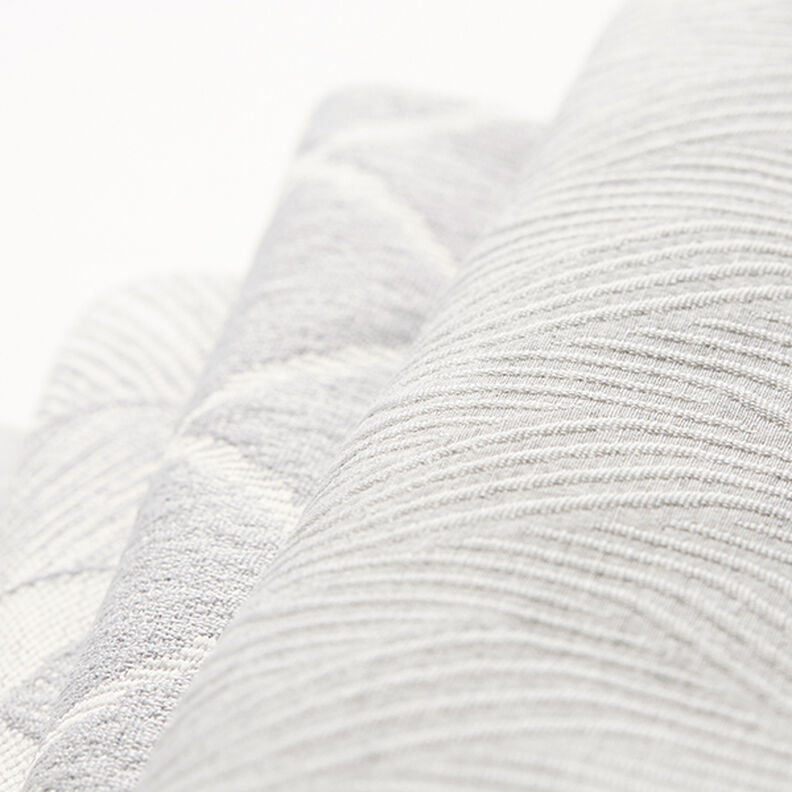 tessuto arredo jacquard, linee ondulate – grigio chiaro,  image number 6