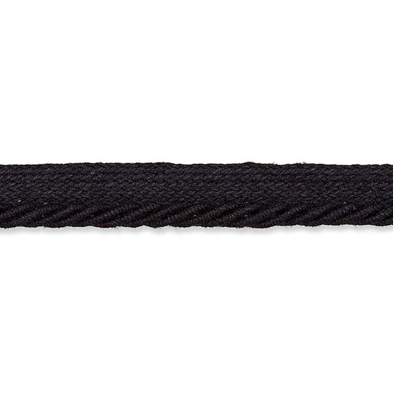 cordoncino-sbieco [9 mm] - nero,  image number 1