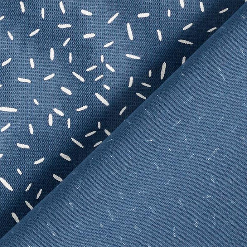 jersey di cotone, coriandoli – colore blu jeans,  image number 4
