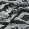 Tessuto in maglia con motivo Ikat – grigio/nero,  thumbnail number 2
