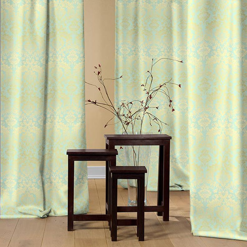 tessuto arredo Jacquard Trento 280 cm – menta, image number 3