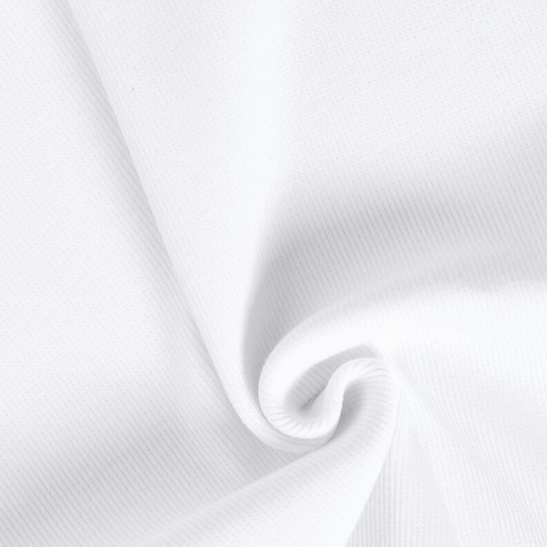 2x2 tessuto per polsini tinta unita – bianco,  image number 1